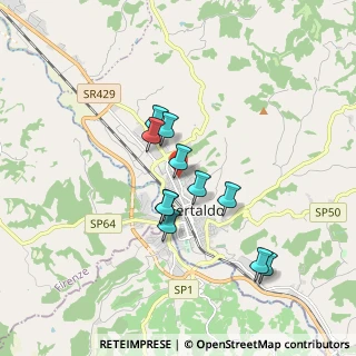 Mappa Via Fratelli Rosselli, 50052 Certaldo FI, Italia (1.47091)