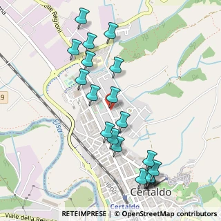Mappa Via Fratelli Rosselli, 50052 Certaldo FI, Italia (0.5735)