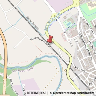 Mappa Via del Piano di Sotto, 3, 50052 Certaldo, Firenze (Toscana)