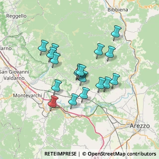 Mappa Via Alberto Moravia, 52024 Loro Ciuffenna AR, Italia (5.98389)