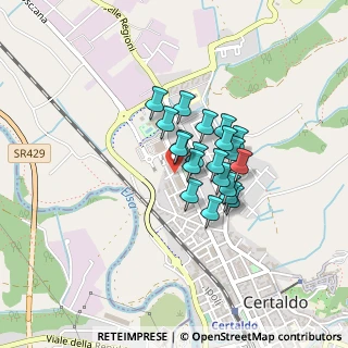 Mappa Via Luigi Cherubini, 50052 Certaldo FI, Italia (0.283)