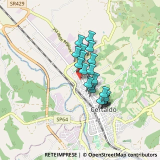 Mappa Via Luigi Cherubini, 50052 Certaldo FI, Italia (0.6175)