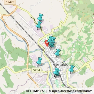 Mappa Via Luigi Cherubini, 50052 Certaldo FI, Italia (0.83182)