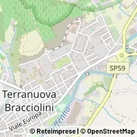 Mapa Terranuova Bracciolini