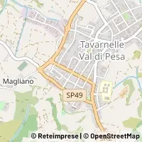 Mapa Tavarnelle Val di Pesa