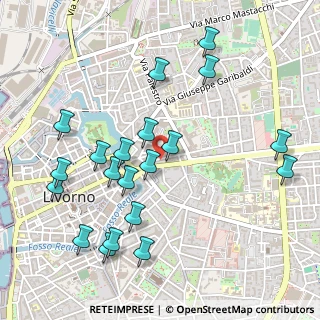 Mappa Via de Larderel, 57125 Livorno LI, Italia (0.5735)
