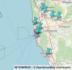 Mappa Via de Larderel, 57125 Livorno LI, Italia (12.13)