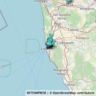 Mappa Via de Larderel, 57125 Livorno LI, Italia (7.46727)