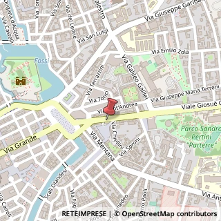Mappa Via de Larderel, 50, 57125 Livorno, Livorno (Toscana)