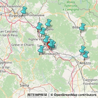 Mappa Via Ix Str. Poggilupi, 52028 Terranuova Bracciolini AR, Italia (14.54091)