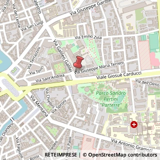 Mappa Via Giuseppe Maria Terreni, 32, 57122 Livorno, Livorno (Toscana)