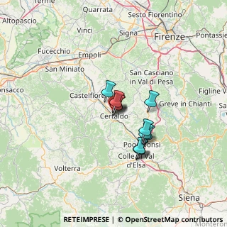 Mappa Via Ugo Foscolo, 50052 Certaldo FI, Italia (8.80917)