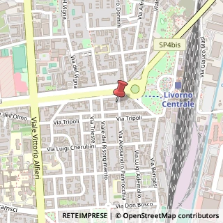 Mappa Via Alessandro Pannocchia, 16, 57124 Livorno, Livorno (Toscana)