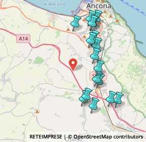 Mappa Autostrada Adriatica, 60131 Ancona AN, Italia (4.08529)