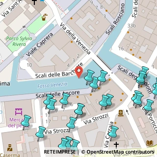 Mappa Via della Venezia, 57123 Livorno LI, Italia (0.08889)