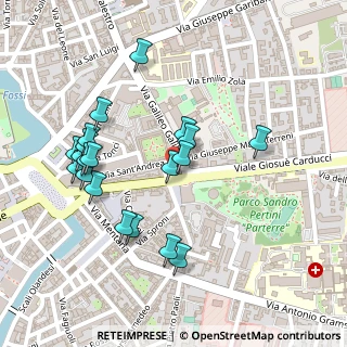 Mappa Piazza del Cisternone, 57125 Livorno LI, Italia (0.2485)