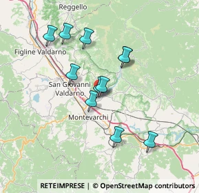 Mappa Via Montegrappa, 52028 Terranuova Bracciolini AR, Italia (6.46091)