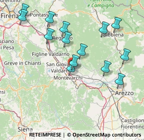 Mappa Piazza Le Fornaci, 52028 Terranuova Bracciolini AR, Italia (16.96643)