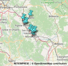 Mappa Via Montegrappa, 52028 Terranuova Bracciolini AR, Italia (7.62545)