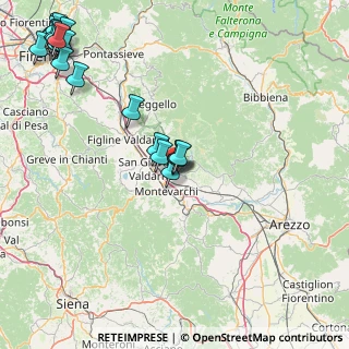 Mappa Piazza Le Fornaci, 52028 Terranuova Bracciolini AR, Italia (23.2495)