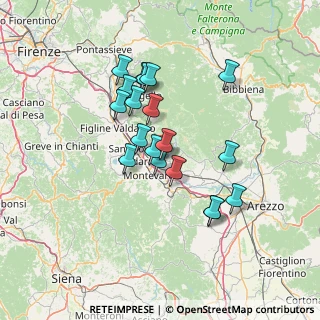 Mappa Piazza Le Fornaci, 52028 Terranuova Bracciolini AR, Italia (12.10684)