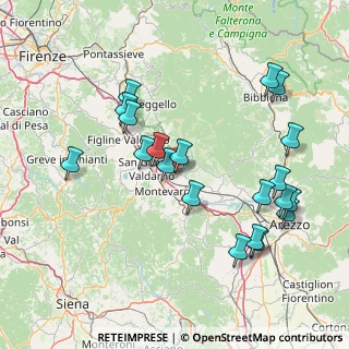 Mappa Via Montegrappa, 52028 Terranuova Bracciolini AR, Italia (17.077)