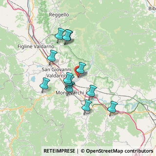 Mappa Via Vittorio Veneto, 52028 Terranuova Bracciolini AR, Italia (6.59)