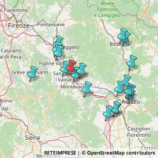 Mappa Via Vittorio Veneto, 52028 Terranuova Bracciolini AR, Italia (17.064)