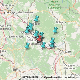 Mappa Via Vittorio Veneto, 52028 Terranuova Bracciolini AR, Italia (8.215)