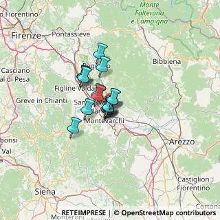 Mappa Via Vittorio Veneto, 52028 Terranuova Bracciolini AR, Italia (7.12188)