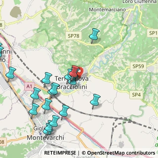 Mappa Via Vittorio Veneto, 52028 Terranuova Bracciolini AR, Italia (2.4465)