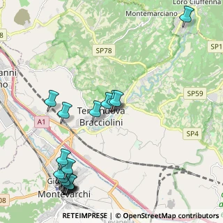 Mappa Via Vittorio Veneto, 52028 Terranuova Bracciolini AR, Italia (2.9095)
