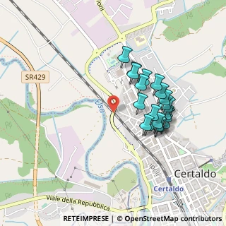 Mappa Via Falcone e Borsellino, 50052 Certaldo FI, Italia (0.4195)
