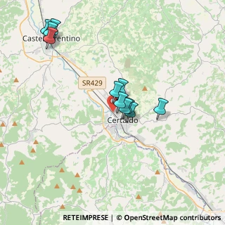 Mappa Via Falcone e Borsellino, 50052 Certaldo FI, Italia (3.53545)