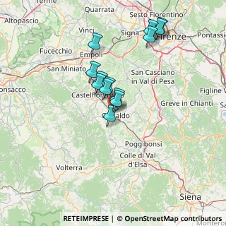 Mappa Via Falcone e Borsellino, 50052 Certaldo FI, Italia (12.55)