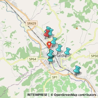 Mappa Via Falcone e Borsellino, 50052 Certaldo FI, Italia (1.46727)