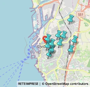 Mappa Scali del Corso, 57123 Livorno LI, Italia (1.37583)