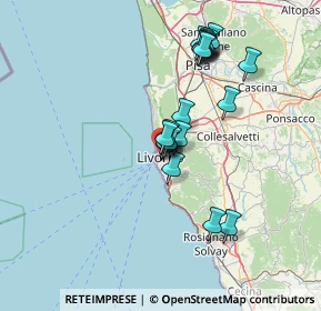 Mappa Scali del Corso, 57125 Livorno LI, Italia (12.692)