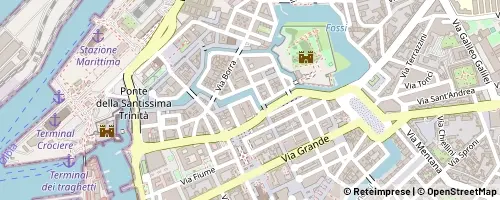 Mappa Livorno