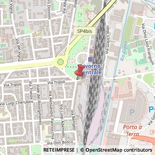 Mappa Piazza Dante, 80, 57124 Livorno, Livorno (Toscana)