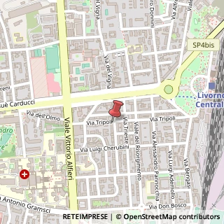 Mappa Via Giacomo Puccini, 6, 57124 Livorno, Livorno (Toscana)