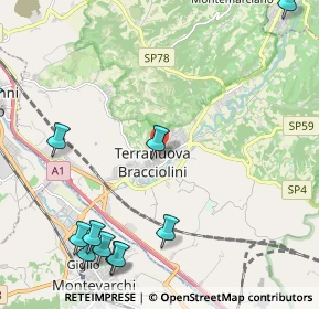 Mappa Piazza Liberazione, 52028 Terranuova Bracciolini AR, Italia (3.23167)