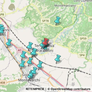 Mappa Piazza Liberazione, 52028 Terranuova Bracciolini AR, Italia (2.2945)