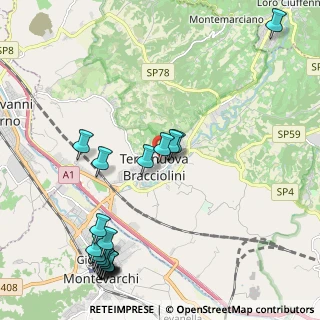 Mappa Piazza Liberazione, 52028 Terranuova Bracciolini AR, Italia (2.8135)