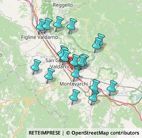 Mappa ª strada Via Poggilupi, 52028 Terranuova Bracciolini AR (6.15158)
