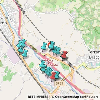 Mappa ª strada Via Poggilupi, 52028 Terranuova Bracciolini AR (0.9455)