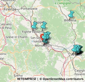 Mappa ª strada Via Poggilupi, 52028 Terranuova Bracciolini AR (18.1245)