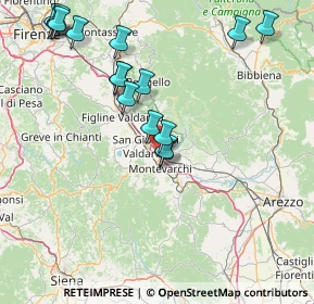 Mappa ª strada Via Poggilupi, 52028 Terranuova Bracciolini AR (18.04688)