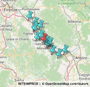 Mappa ª strada Via Poggilupi, 52028 Terranuova Bracciolini AR (8.772)