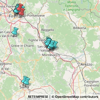 Mappa ª strada Via Poggilupi, 52028 Terranuova Bracciolini AR (19.063)